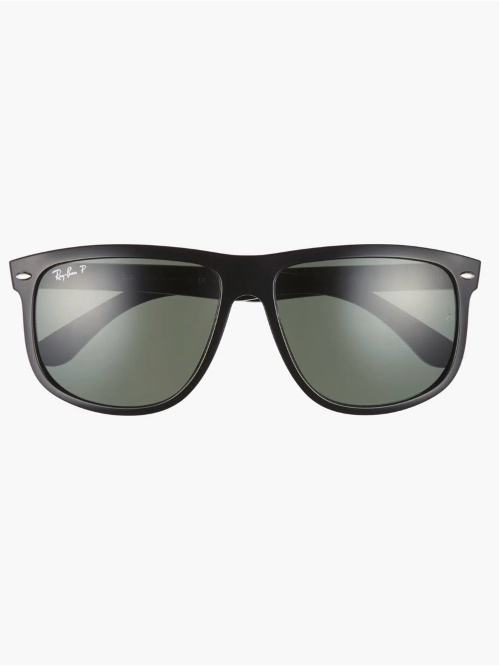 Ray-Ban Black Frame boyfriend Sunglasses polarized